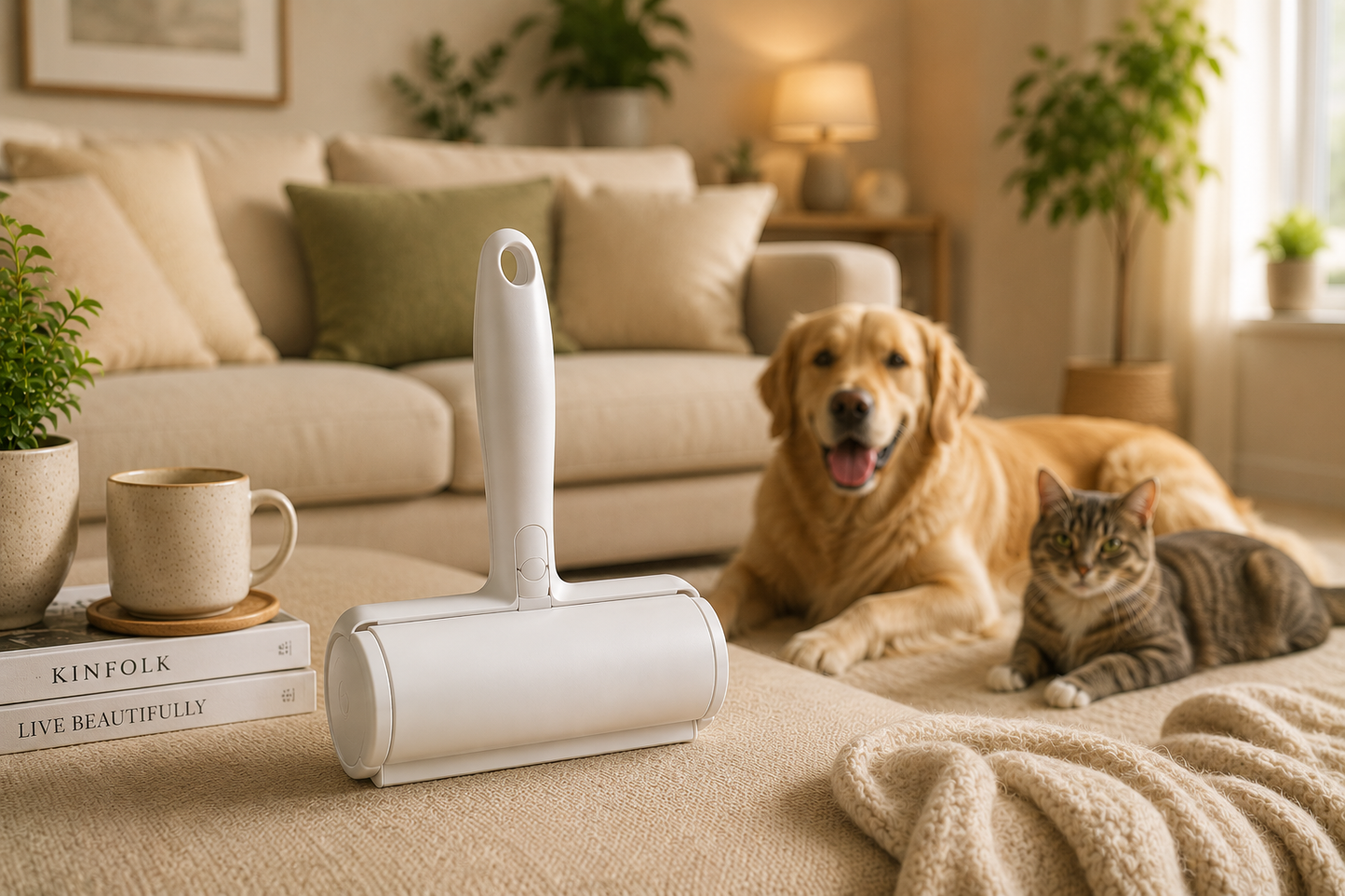 Remove Embedded Pet Hair In Seconds — Without Sticky Refills