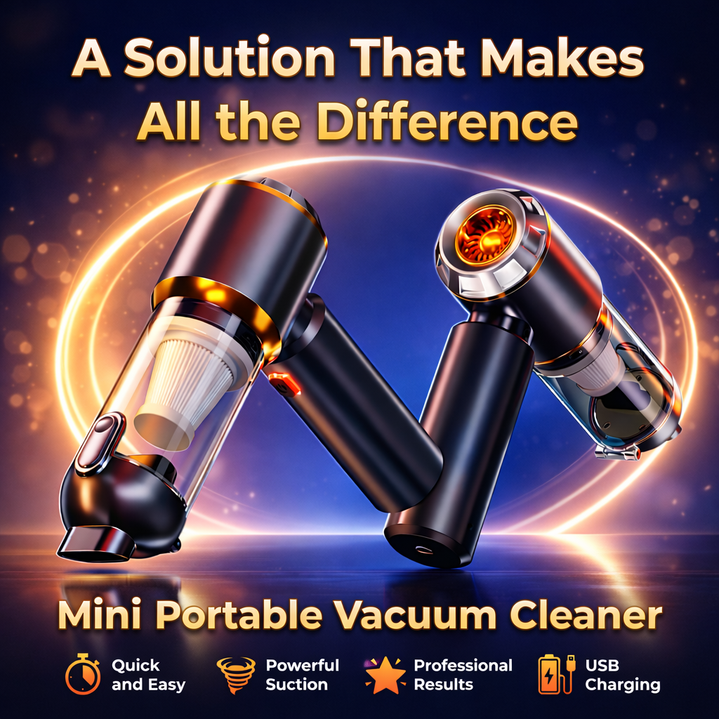 Handheld Vacuum Cleaner With Strong Suction, Cordless