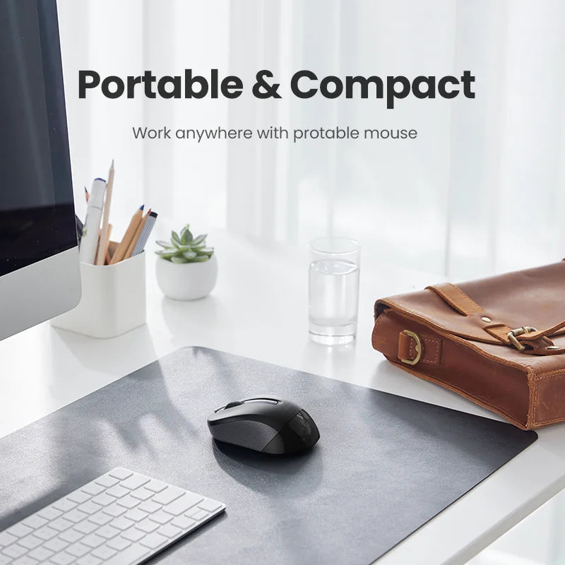 Mouse Wireless Ergonomic Shape Silent Click 2400 DPI