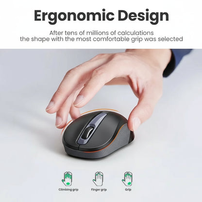 Ergonomic Quiet Wireless MouseTM