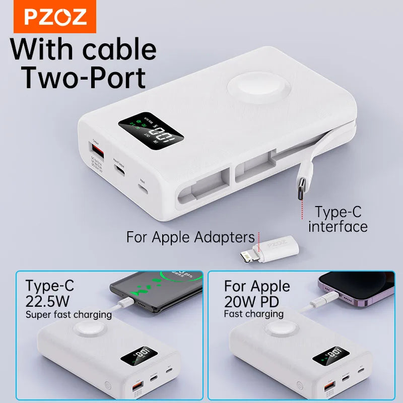 Power Bank 20000mAh Portable Type C 22.5W