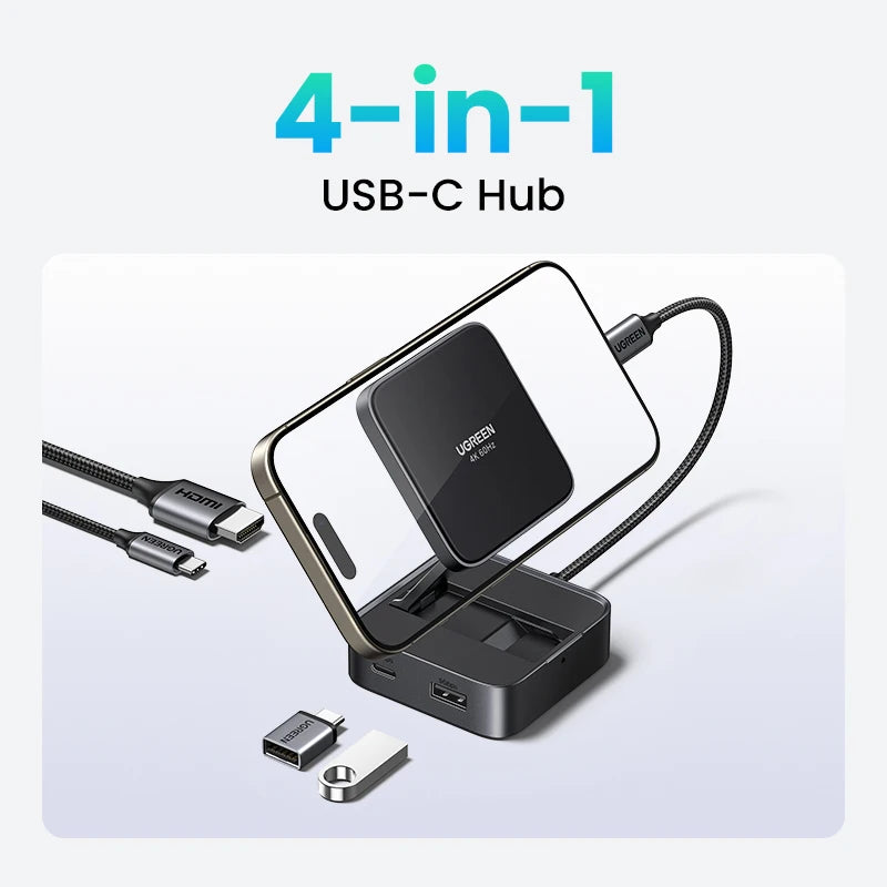Foldable USB-C HUB 4-in-1