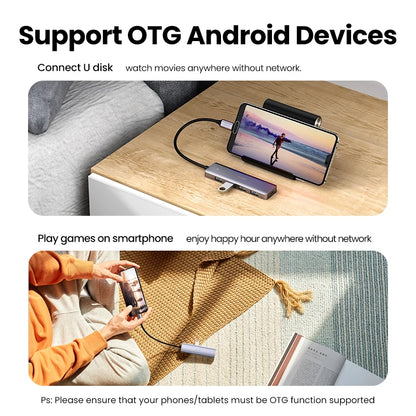 Smartphone Docking Stations USB-C HUB Type-C