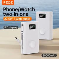 Power Bank 20000mAh Portable Type C 22.5W